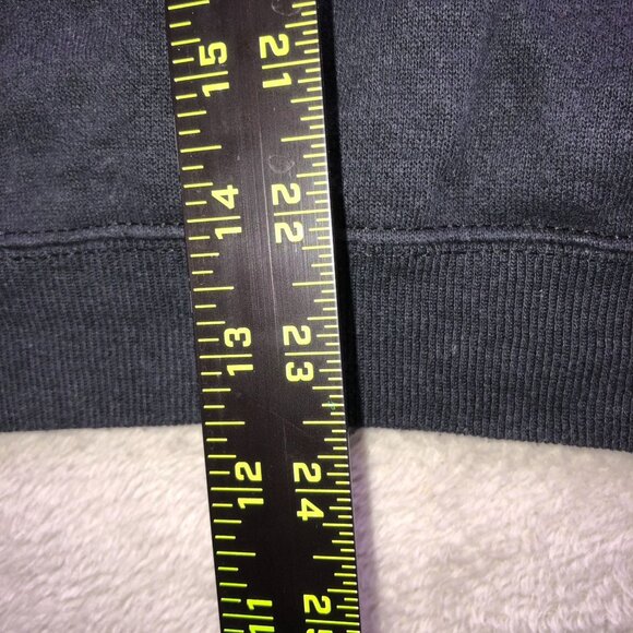 Tultex Womens Sweatshirt Size 2XL Halloween "Boo!" Black Top Crew Neck Casual - Picture 4 of 15